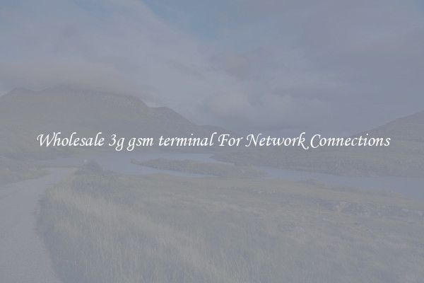 Wholesale 3g gsm terminal For Network Connections