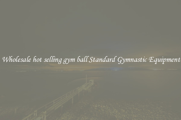 Wholesale hot selling gym ball Standard Gymnastic Equipment