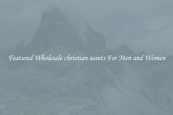 Featured Wholesale christian saints For Men and Women