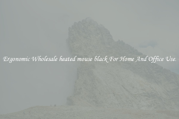 Ergonomic Wholesale heated mouse black For Home And Office Use.