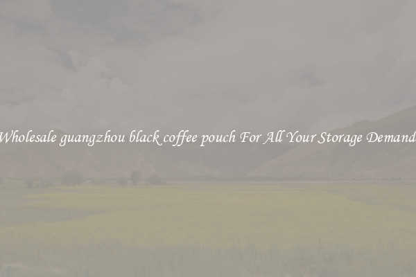 Wholesale guangzhou black coffee pouch For All Your Storage Demands